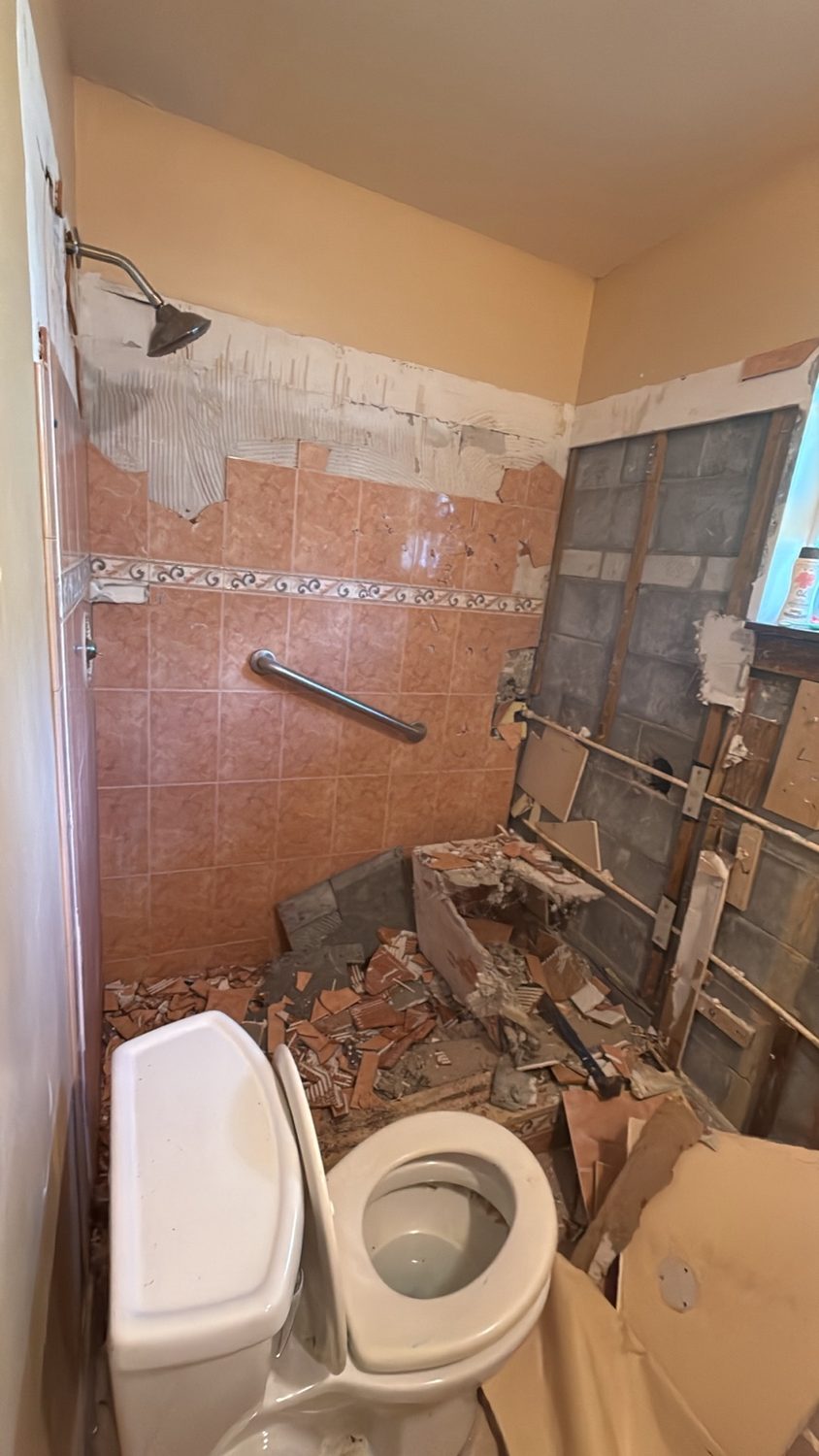 Baño antes de la renovación