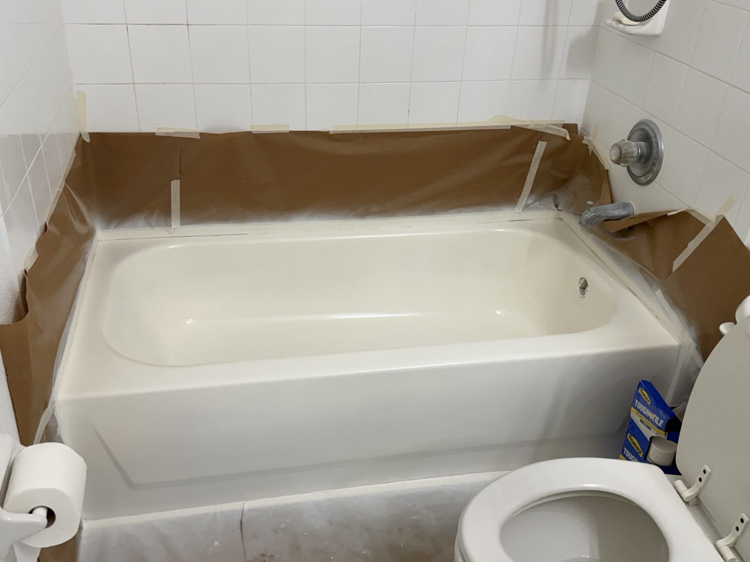 Preparación de bañera